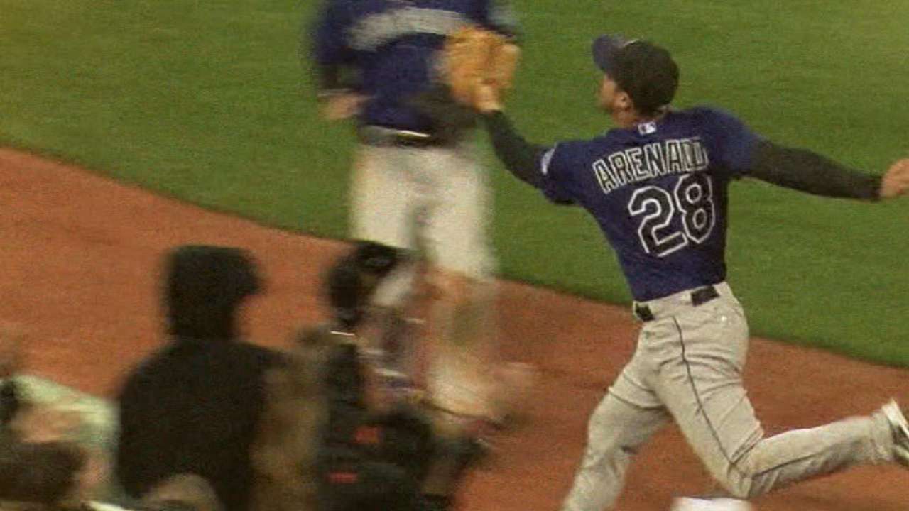 Arenado named Defensive Player of Year at 3B