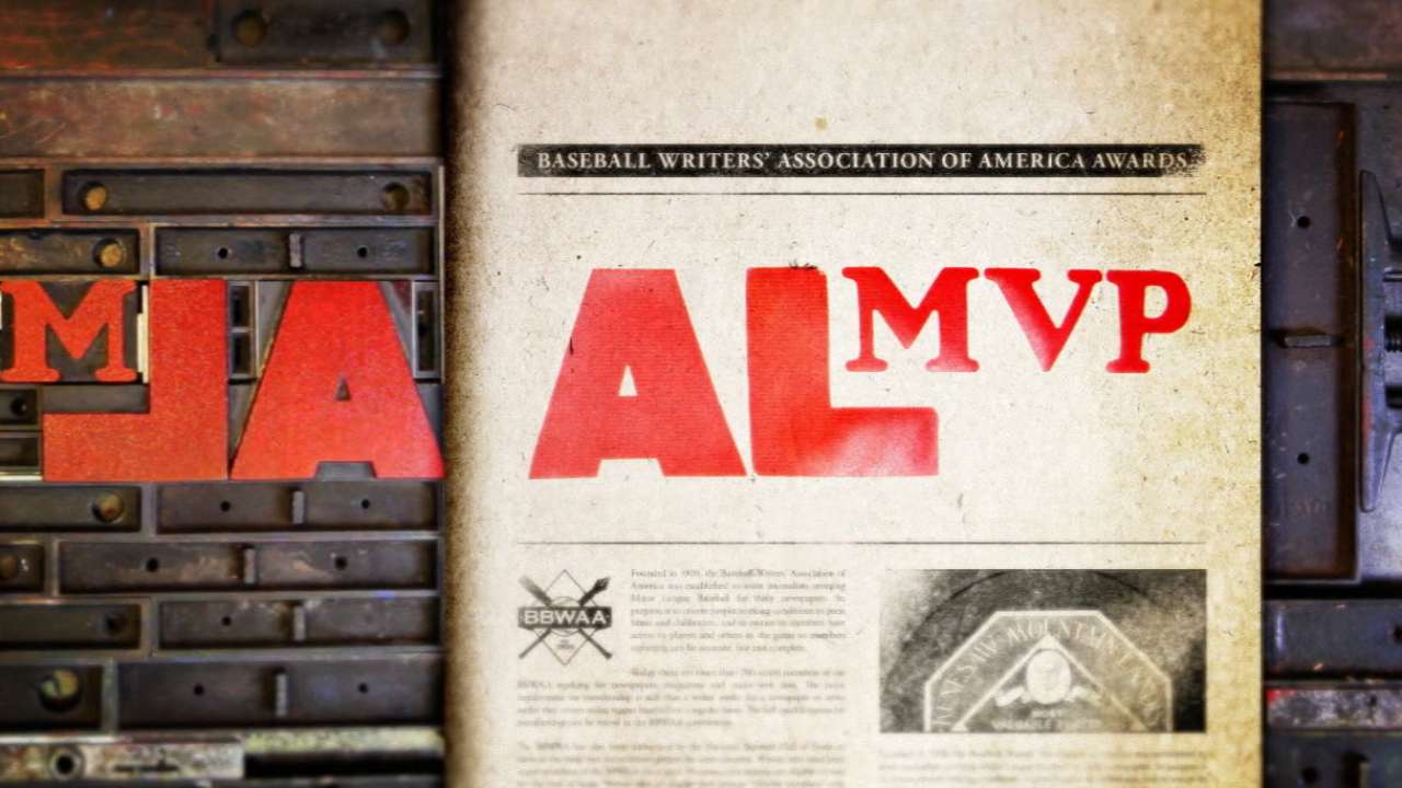 AL MVP finalists revealed