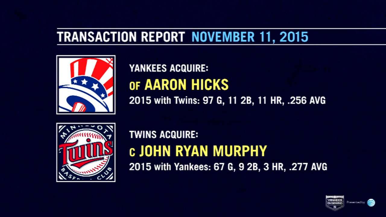 Yankees acquire Herrera, Hicks