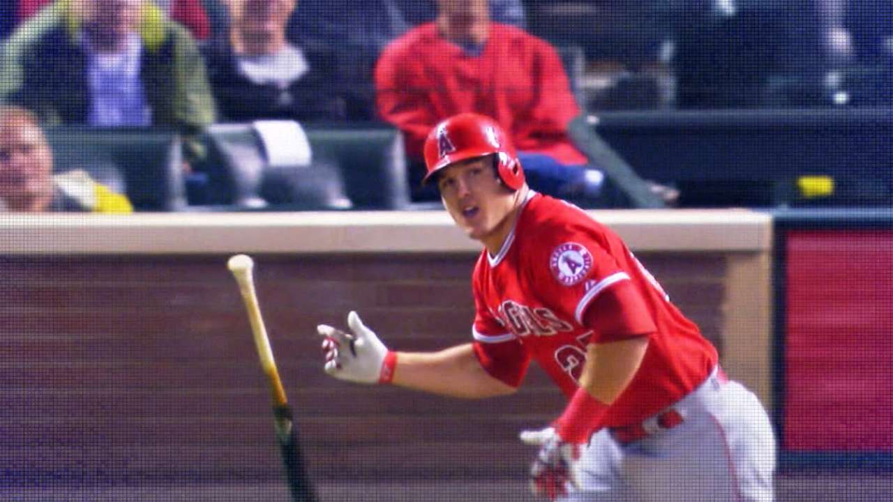Trout wins Silver Slugger