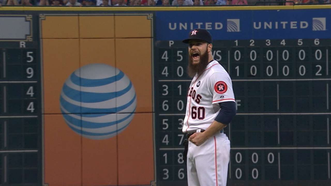 Keuchel undefeated at home