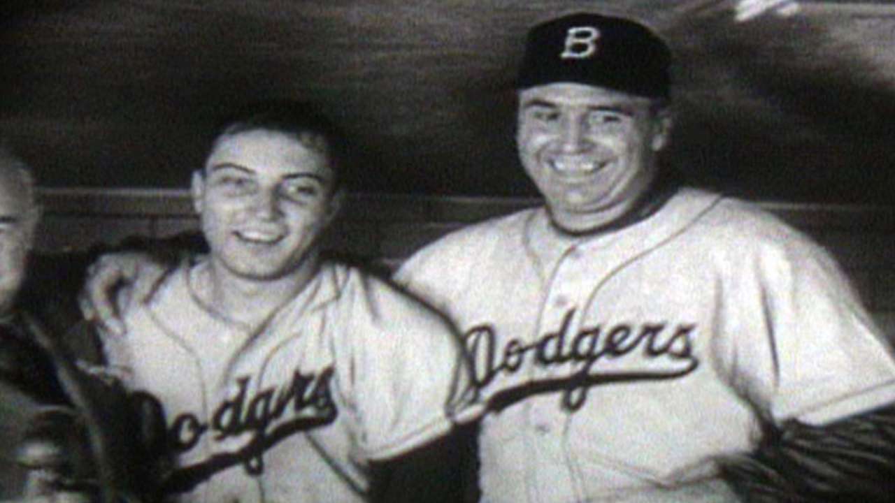 Dodgers win their first Series