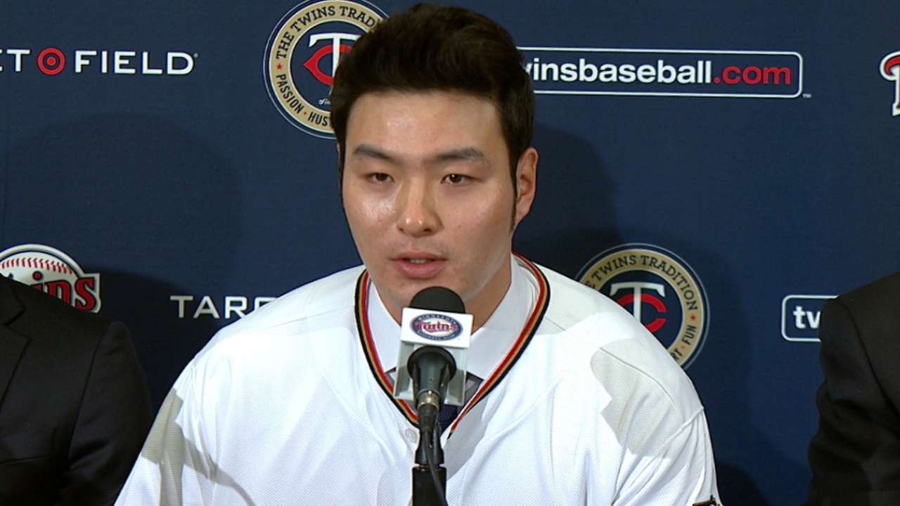 Transition begins for new Twins slugger Park