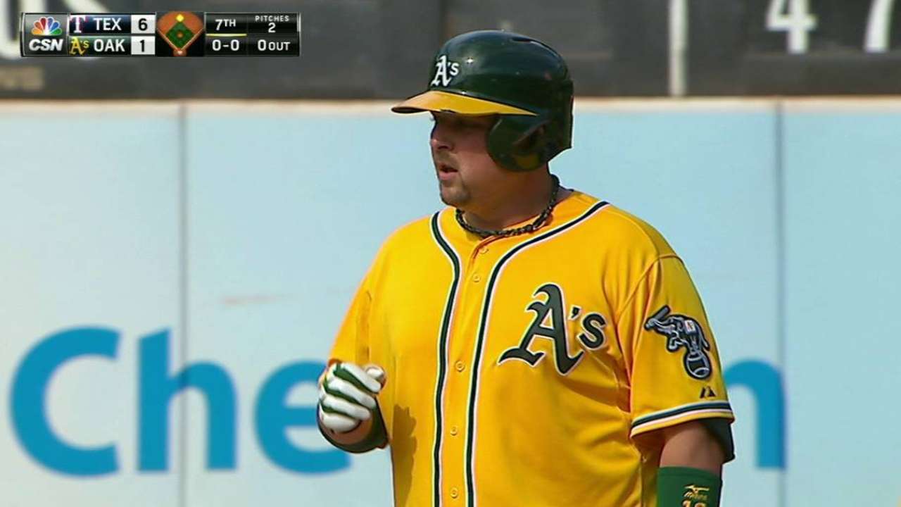 Around the Horn: A's tied down at DH