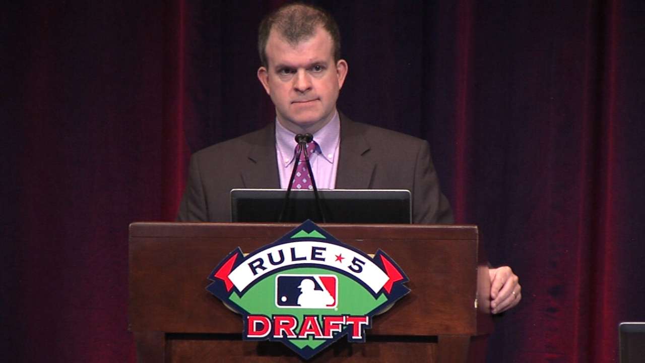 Goeddel first of 16 taken in big league Rule 5 Draft