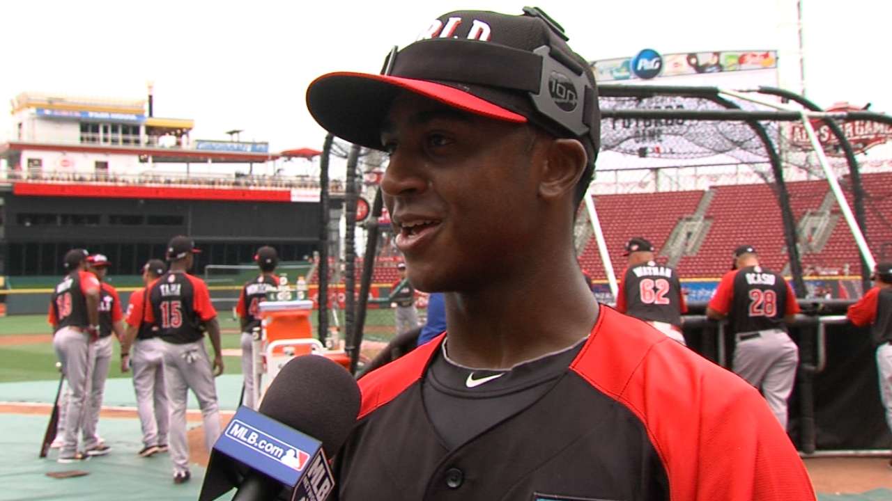 Albies on Futures Game, Simmons