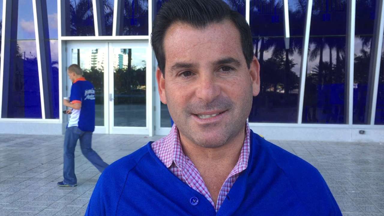 Marlins' front office spreads cheer in South Florida