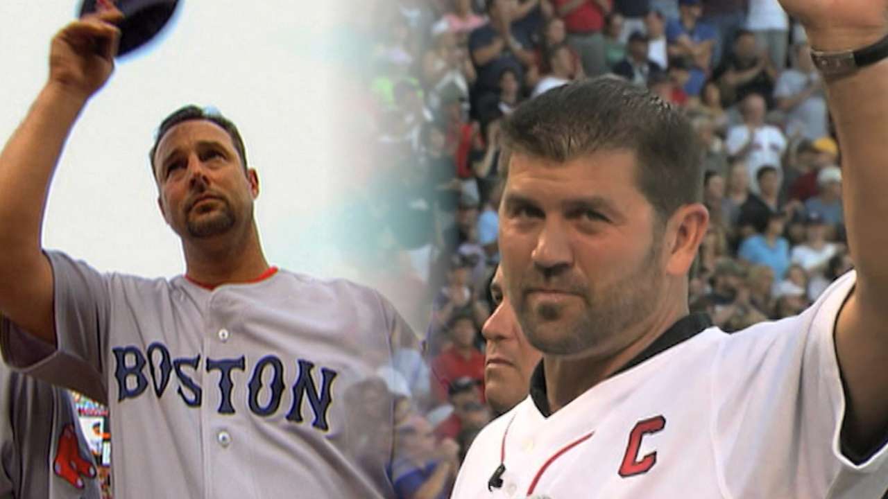 Varitek, Wakefield on Sox HOF