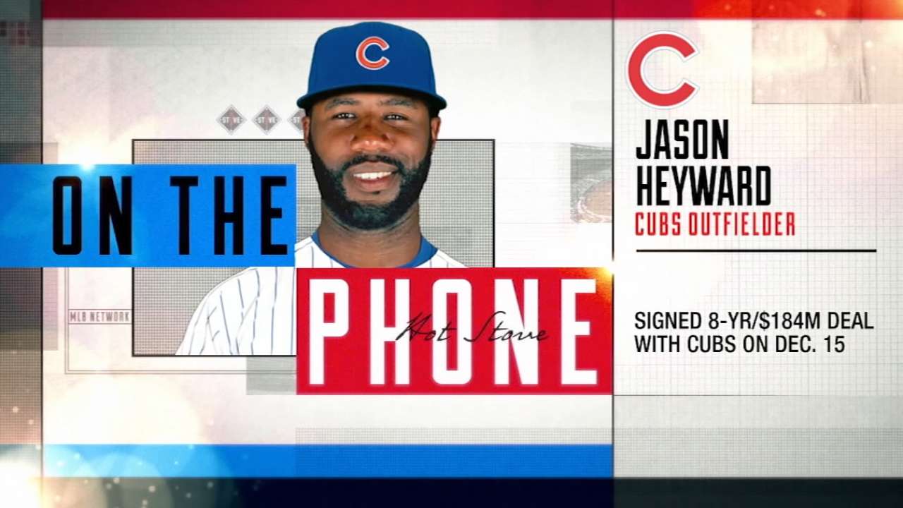 Heyward getting ready for 2016