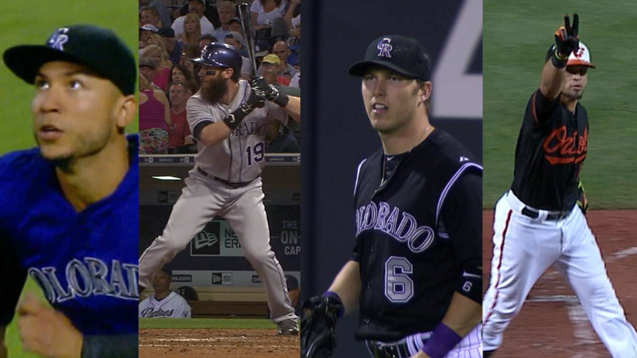 Rockies with depth at outfield