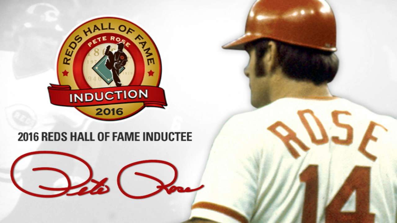 Rose Elated Over Election To Reds Hall Of Fame