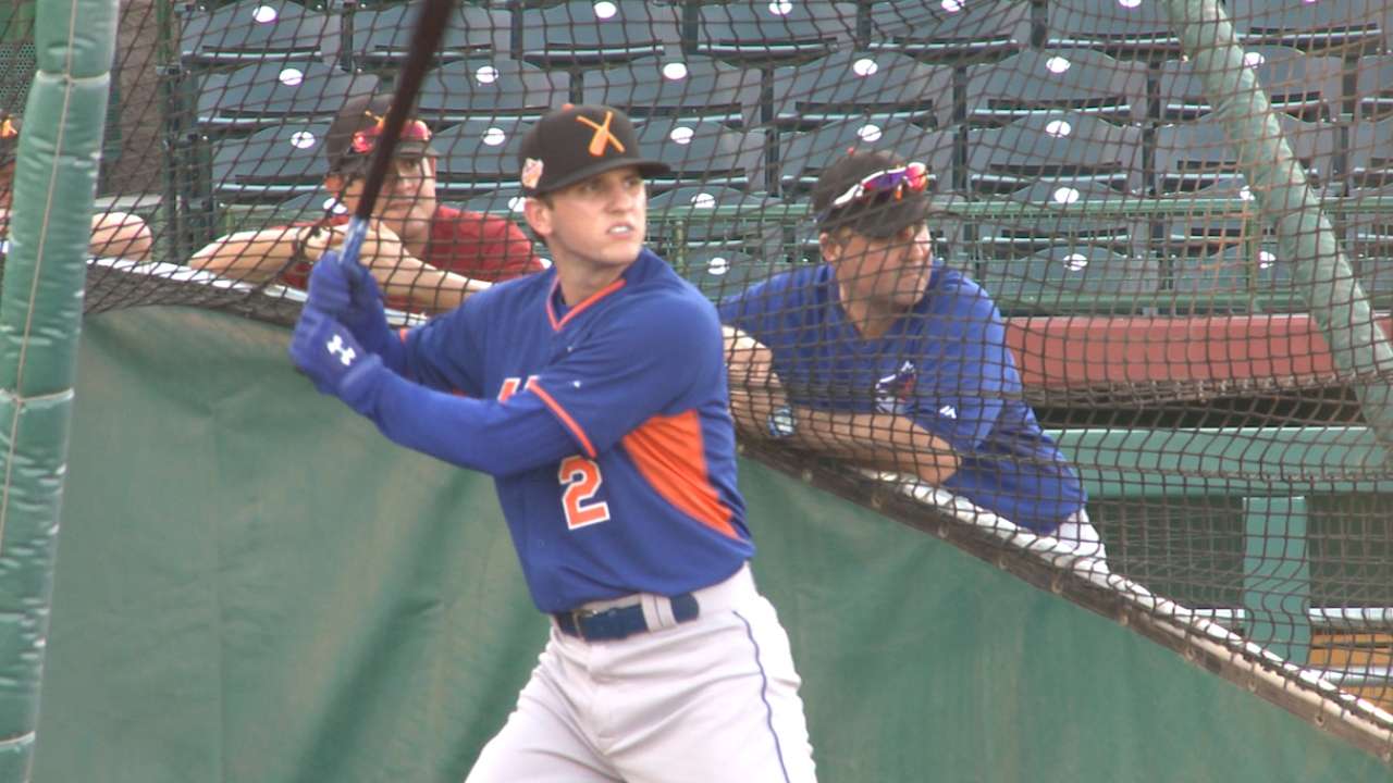 Cecchini goes deep for first Fall League homer