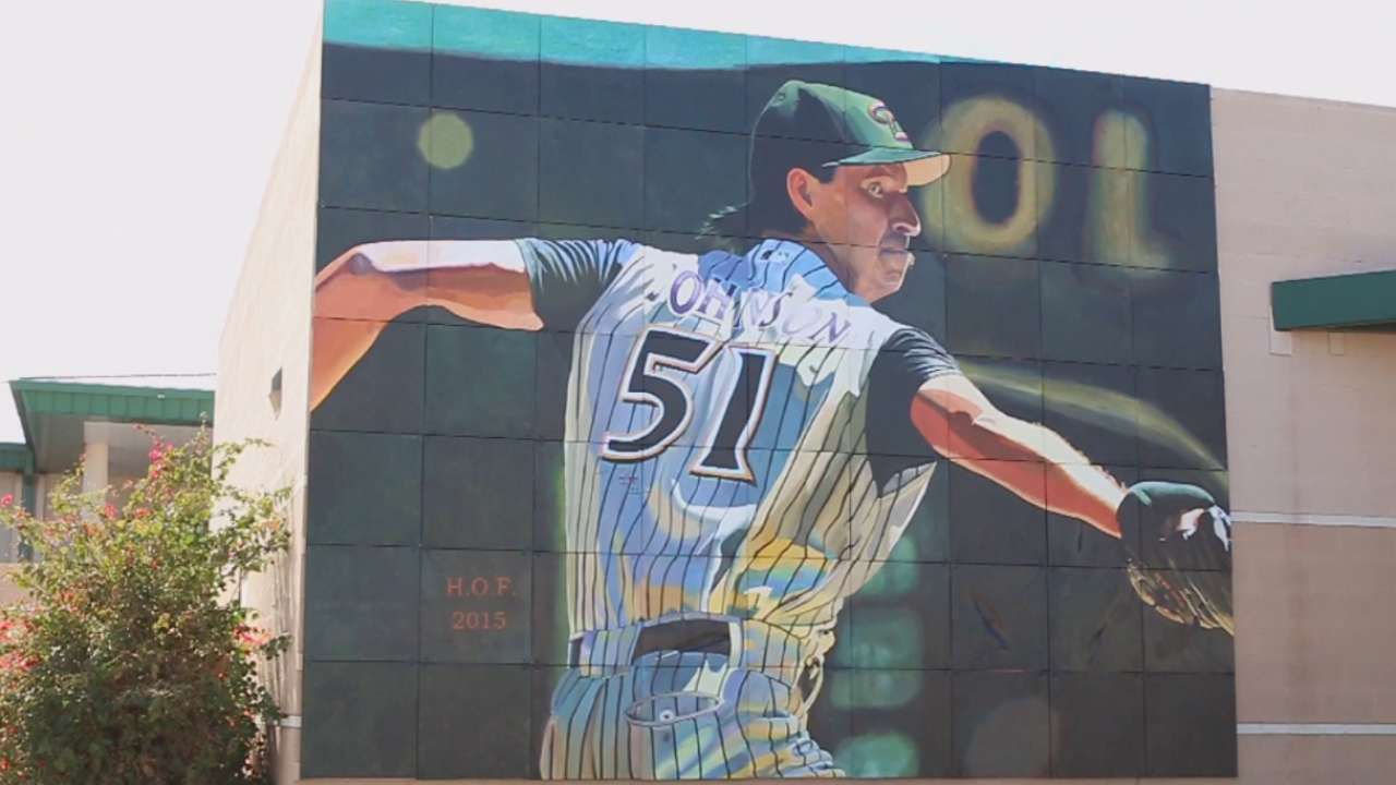 Work of art: Big Unit honored with mural