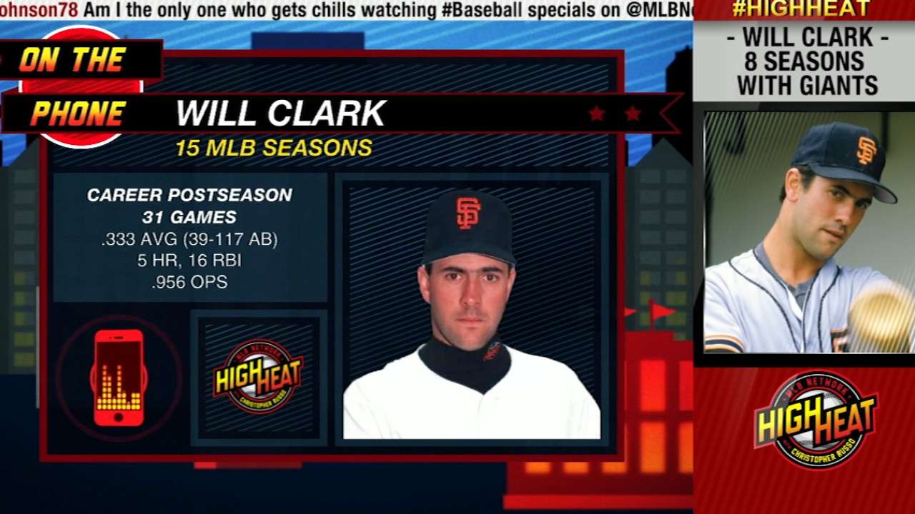 Clark on his Giants career