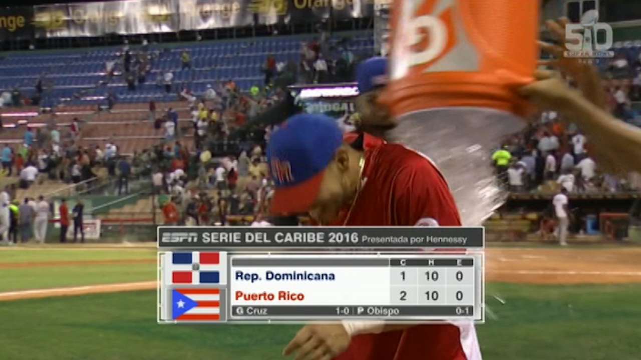 Venezuela tops Cuba; P.R. walks off on D.R.