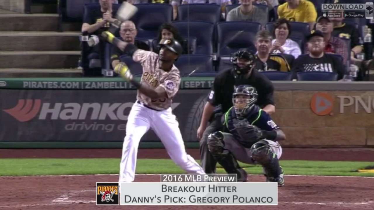 Pirates breakout players in '16