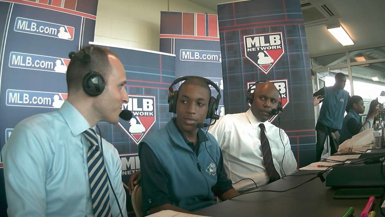 Aspiring broadcaster joins booth at Urban Invitational