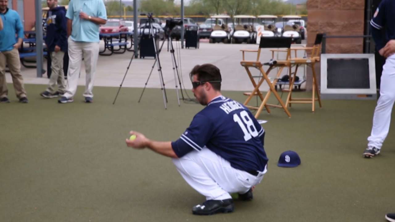 Hedges on new drills at camp