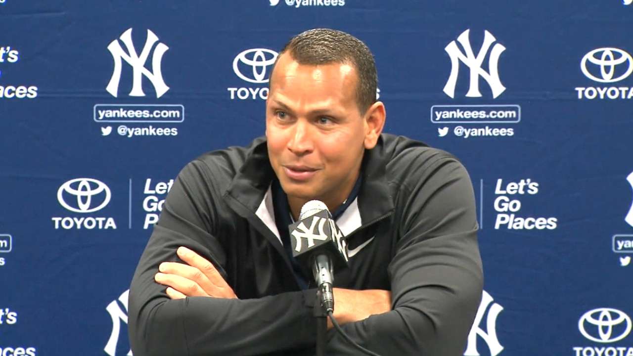 A-Rod pacing his workouts in camp