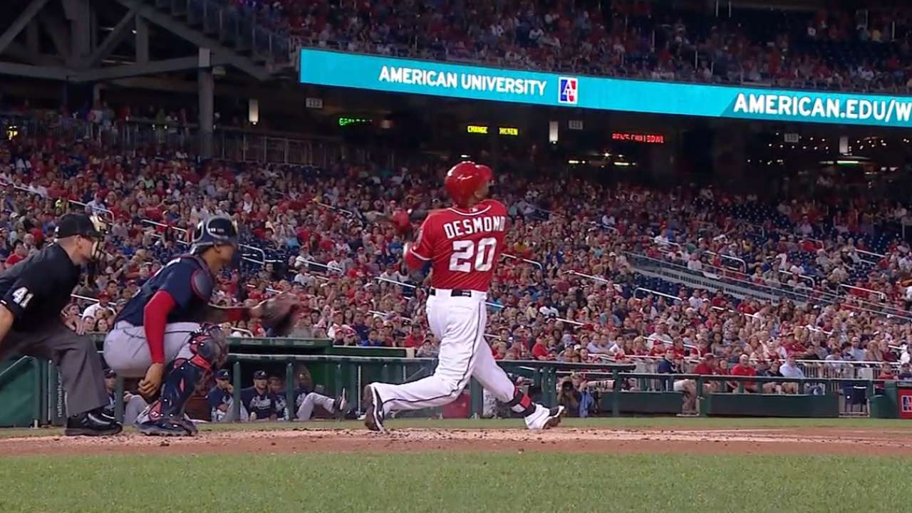 Rangers to keep Desmond in LF all season