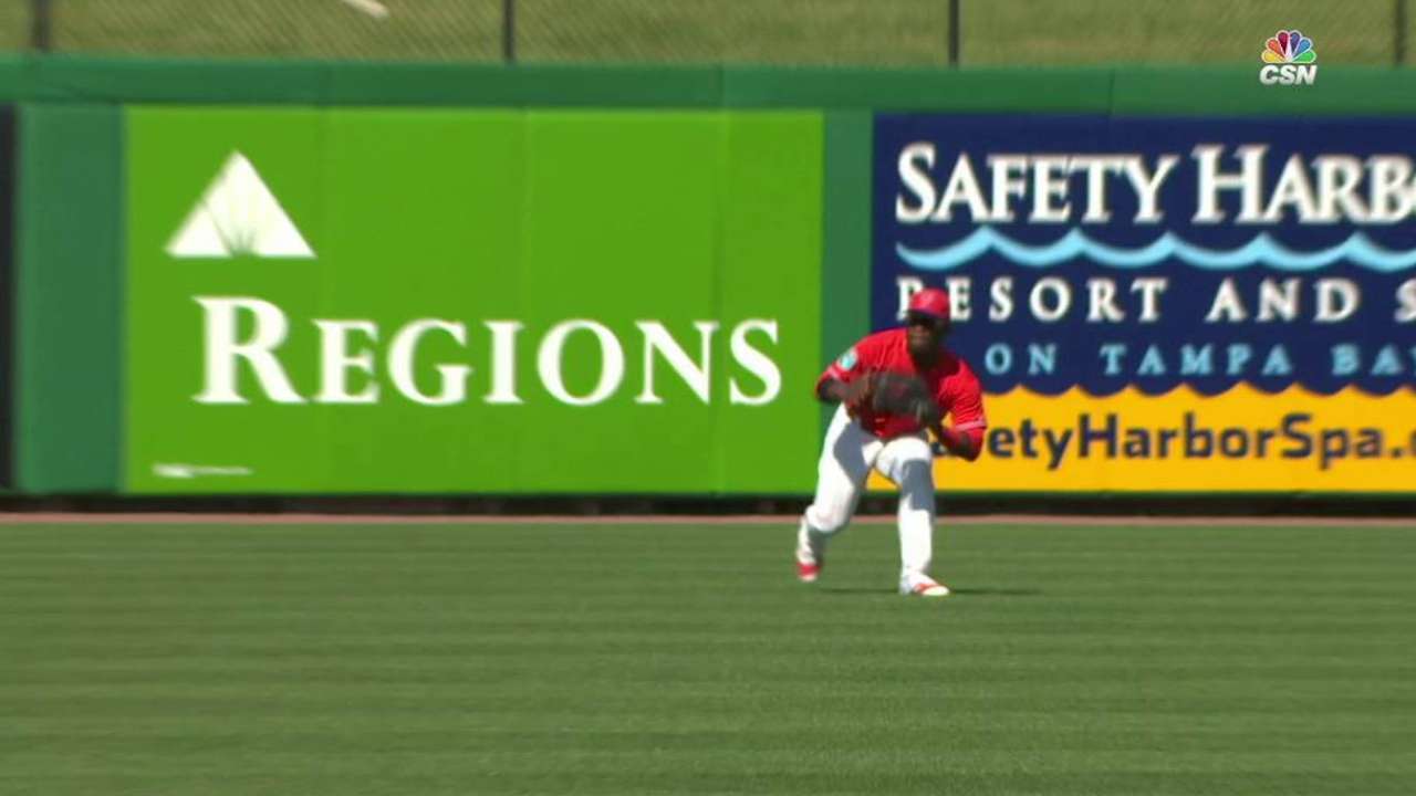 Herrera's falling grab