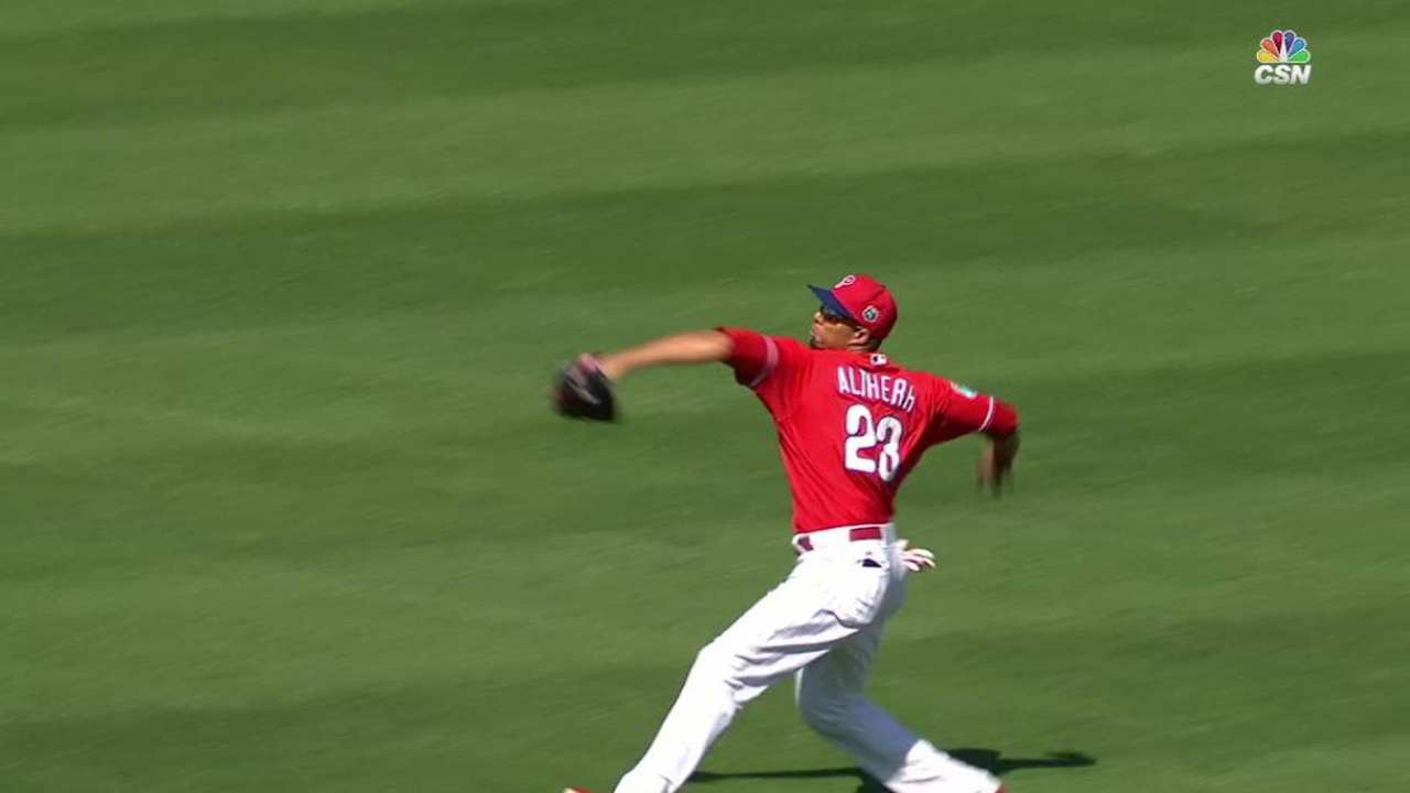 Altherr throws out Urena at home