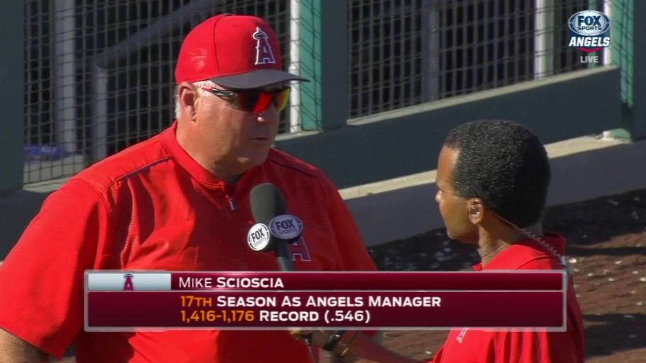 Scioscia on Cactus League opener