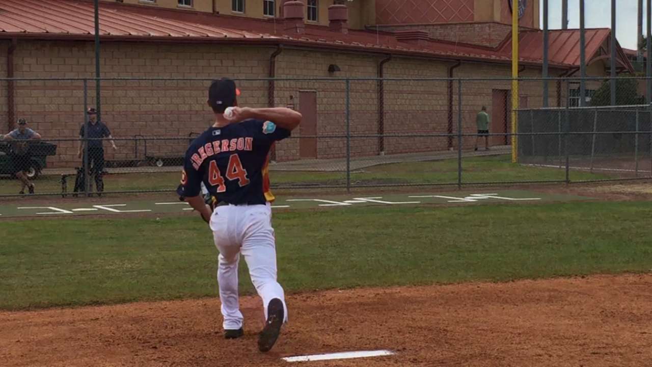 Gregerson looking for game action next week