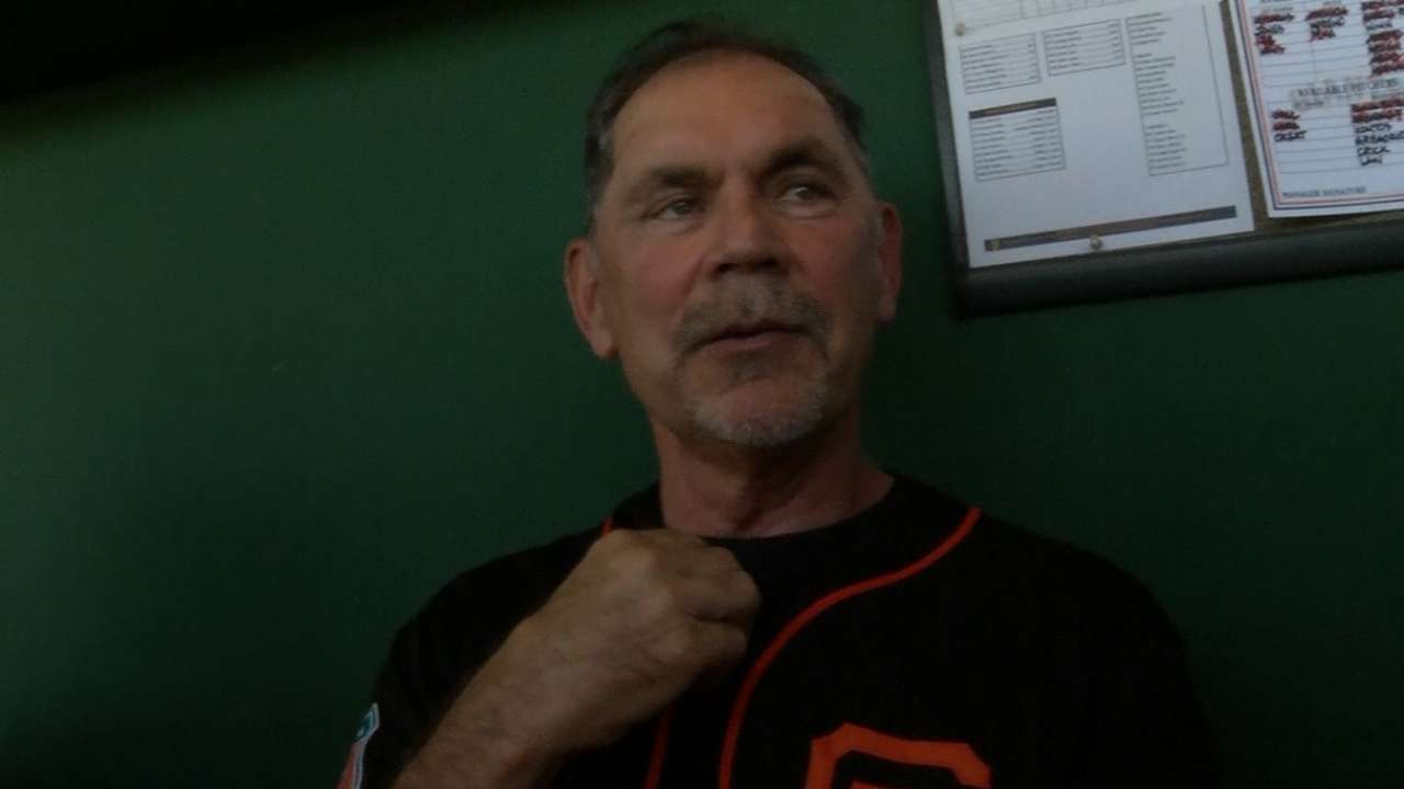 Bochy on win, Samardzija's start