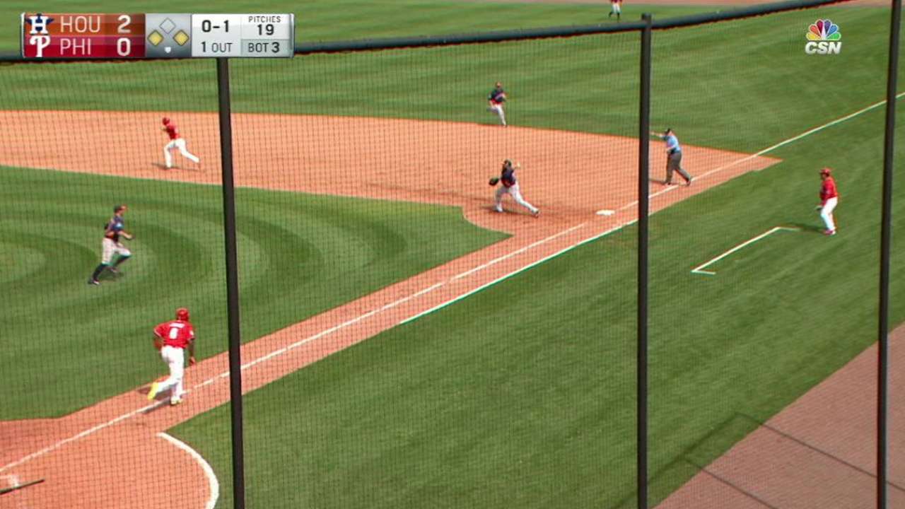 Defense to weigh heavily in Astros' 1B battle