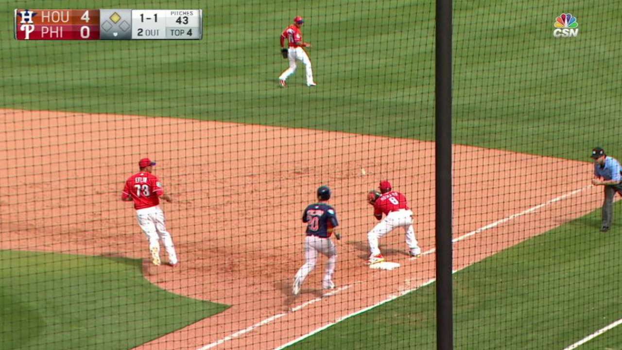 Eflin soaking up veterans' knowledge