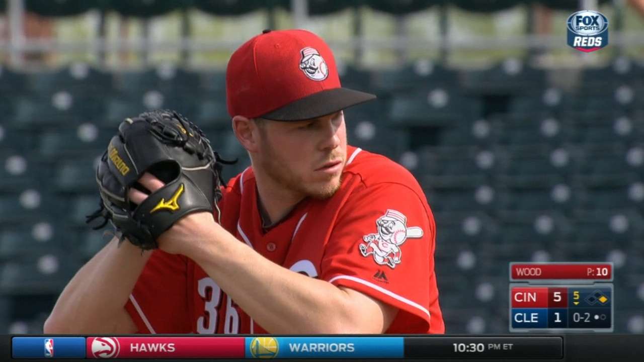 Wood relishing chance to earn spot with Reds