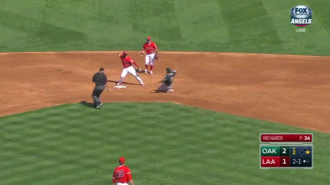 Richards completes his outing
