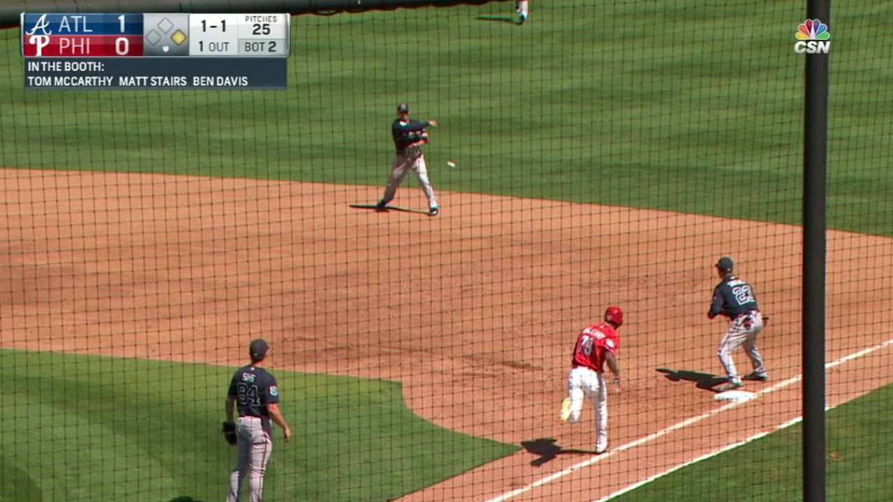 Peterson showing versatility this spring