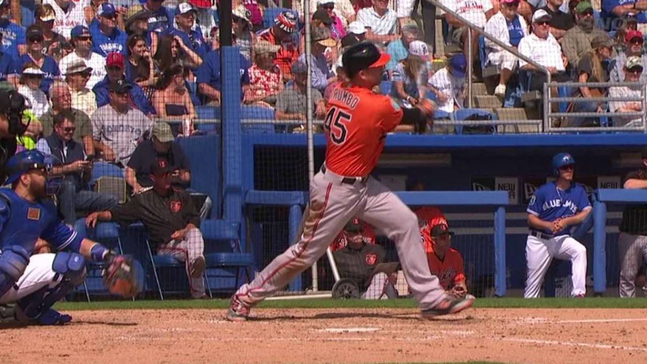Trumbo's solo home run