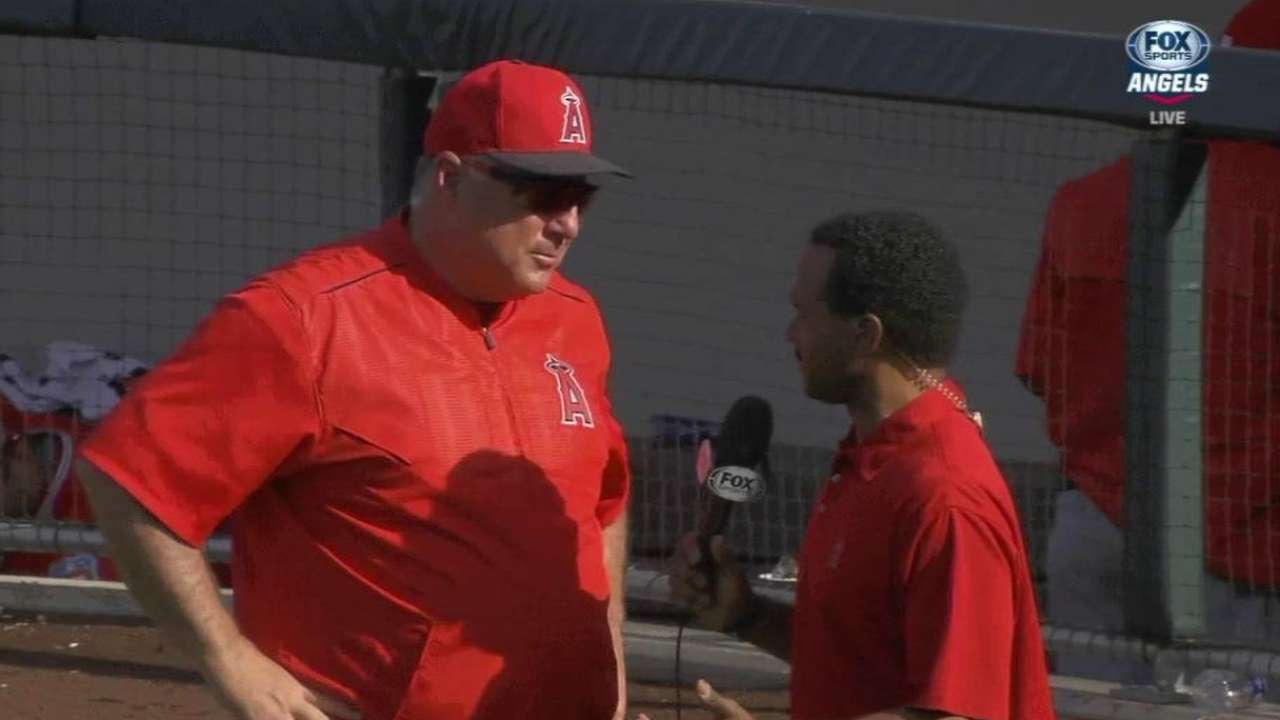 Scioscia on Weaver's outing