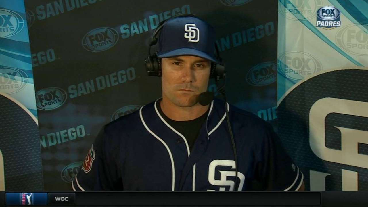 'Class act' Schumaker winning respect of Padres