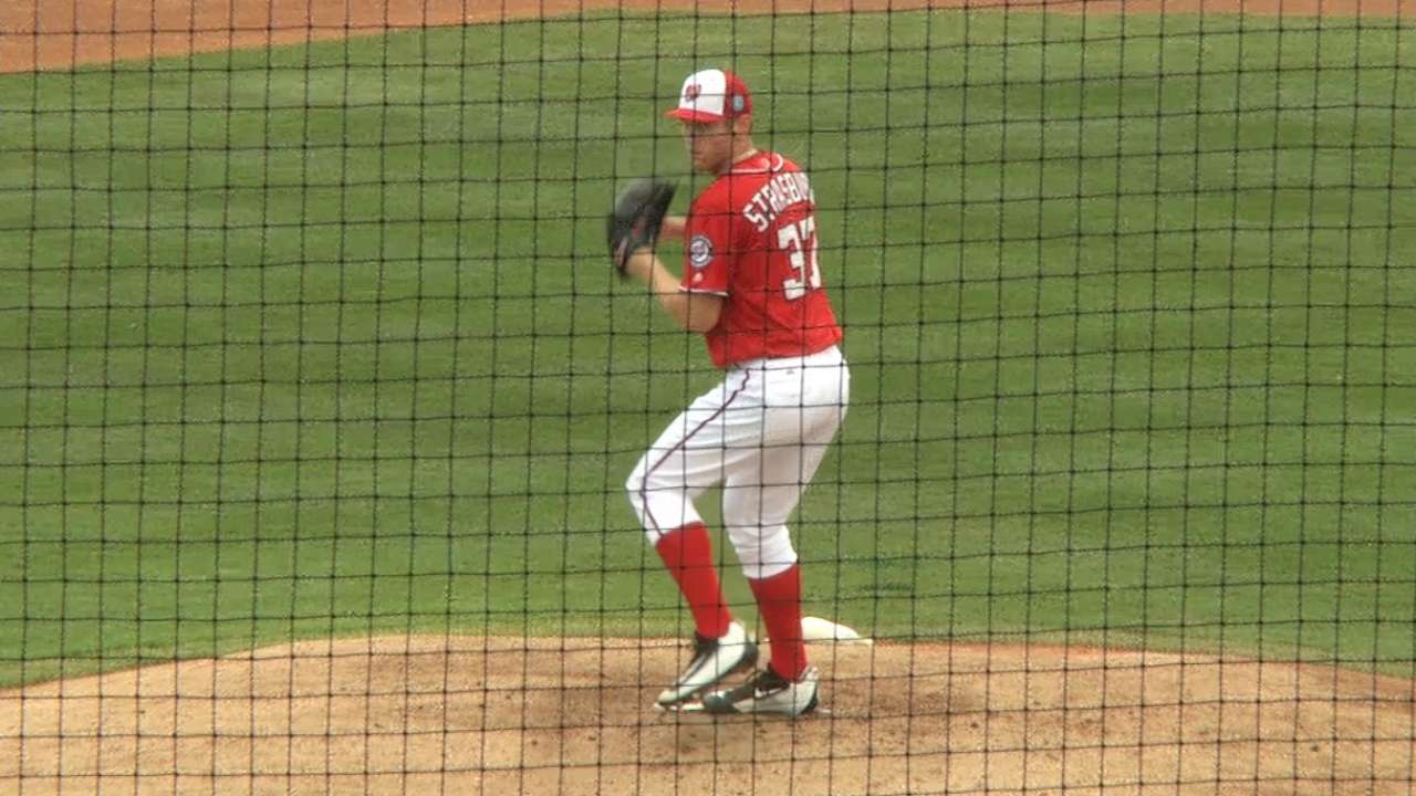 Strasburg on his game in impressive '16 debut