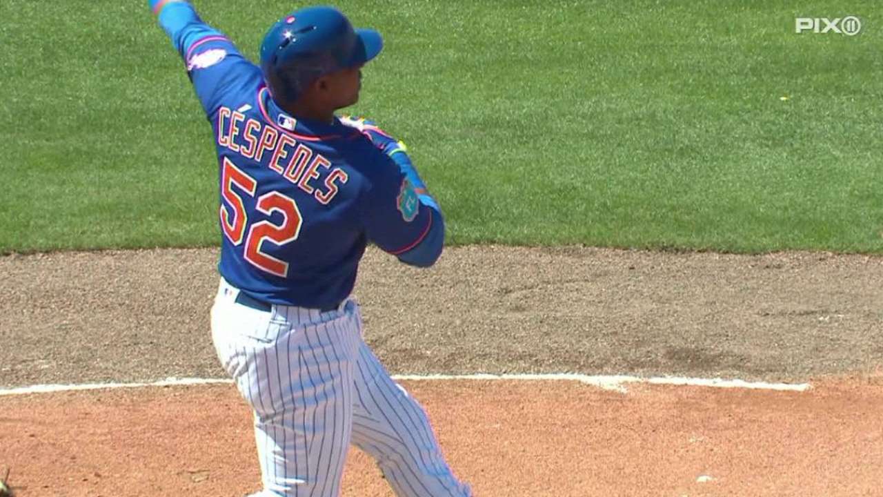 Cespedes' RBI single