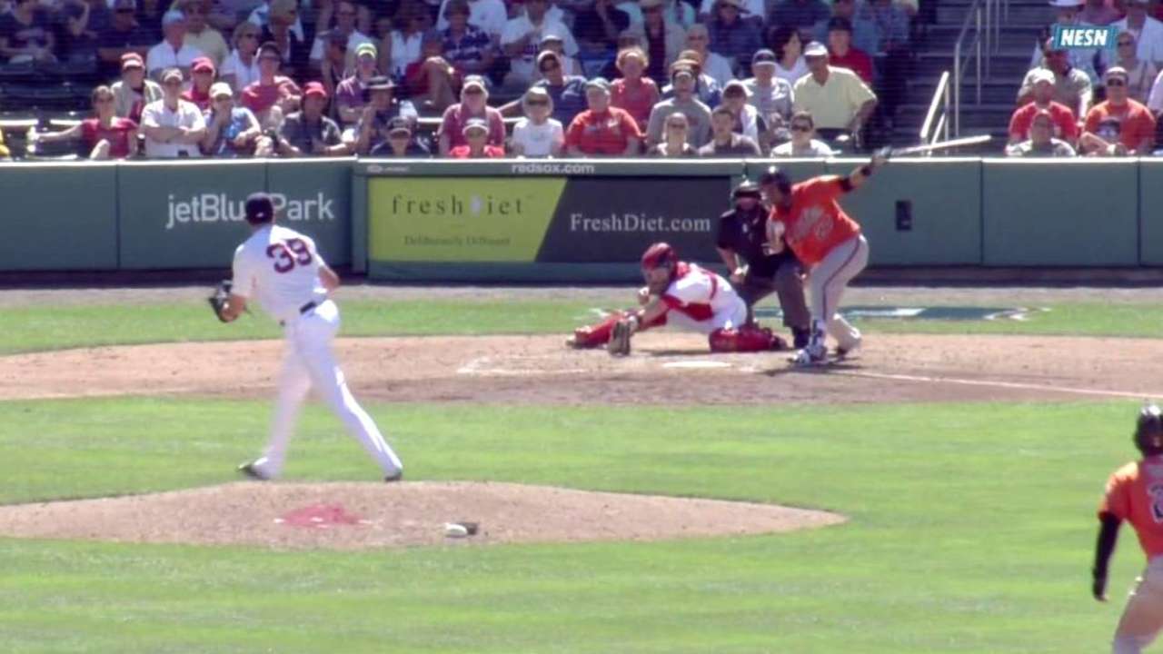 Smith's first spring strikeout