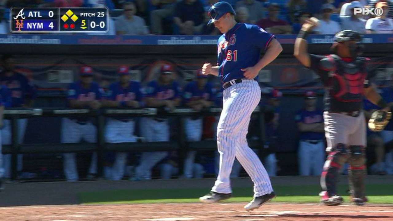 Monell works bases-loaded walk