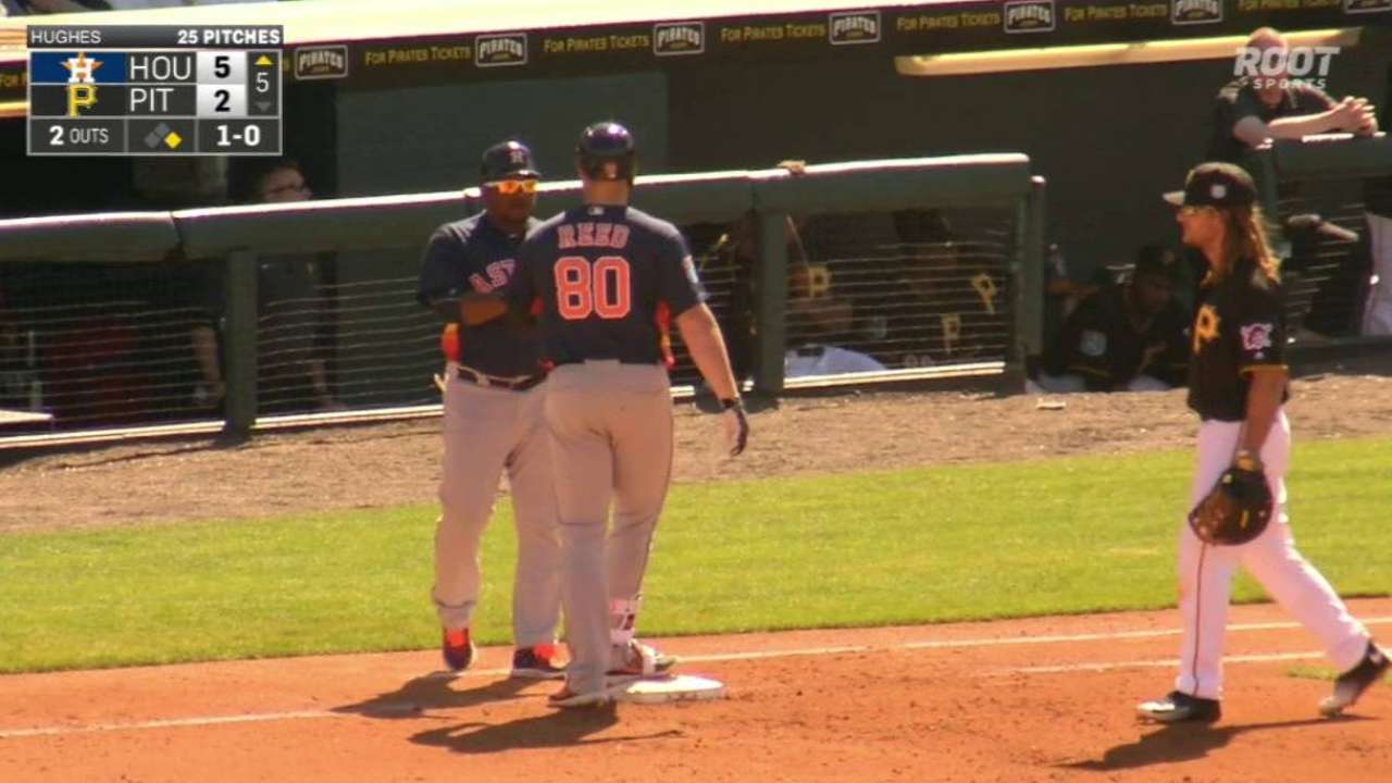 Reed's RBI single