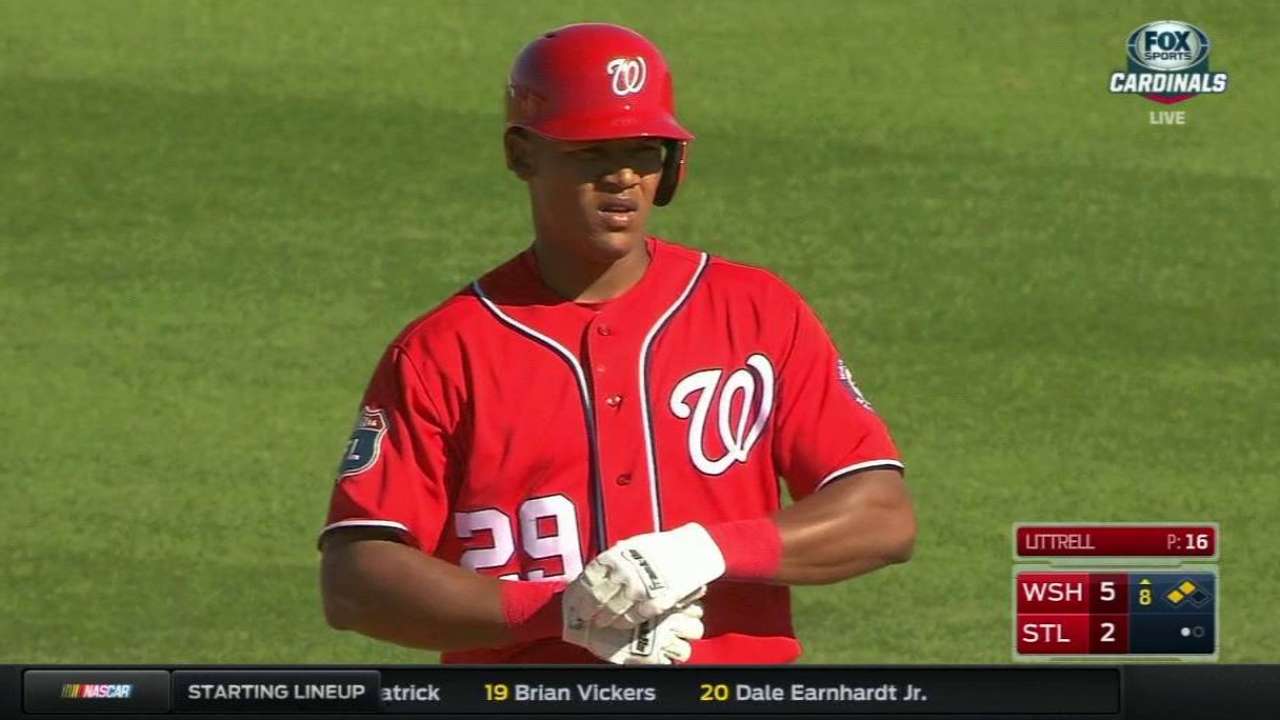 Nats send down young catcher Severino