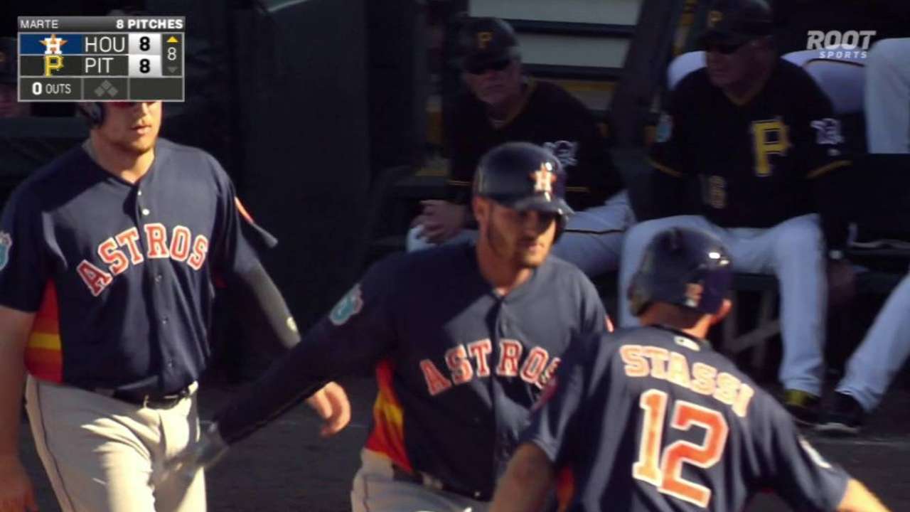 White's game-tying homer