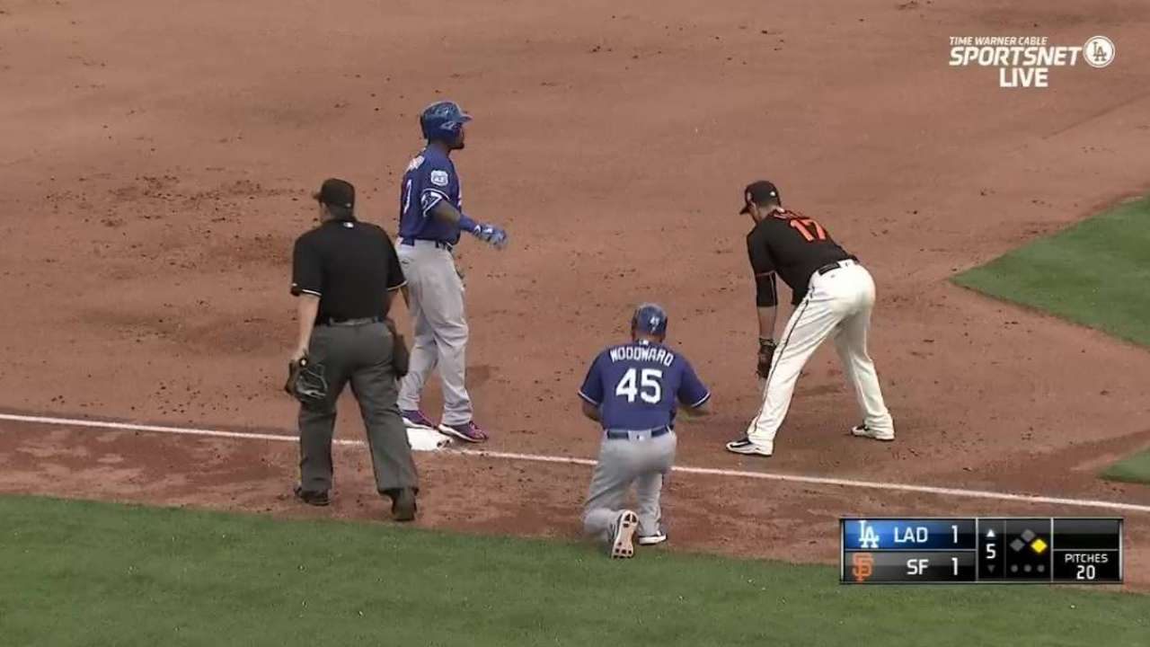 Crawford's RBI triple