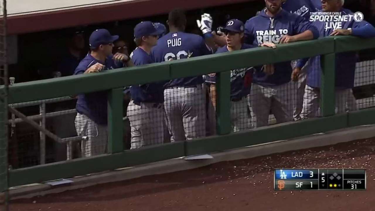 Puig's sacrifice fly