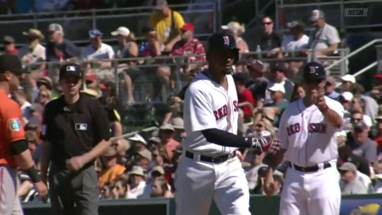 Bogaerts may be Red Sox's cleanup hitter