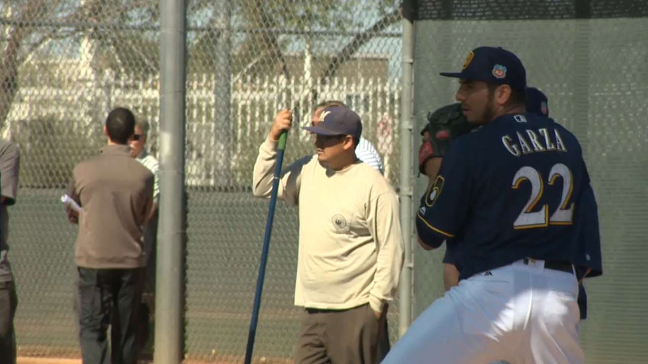 Counsell on Garza's mindset