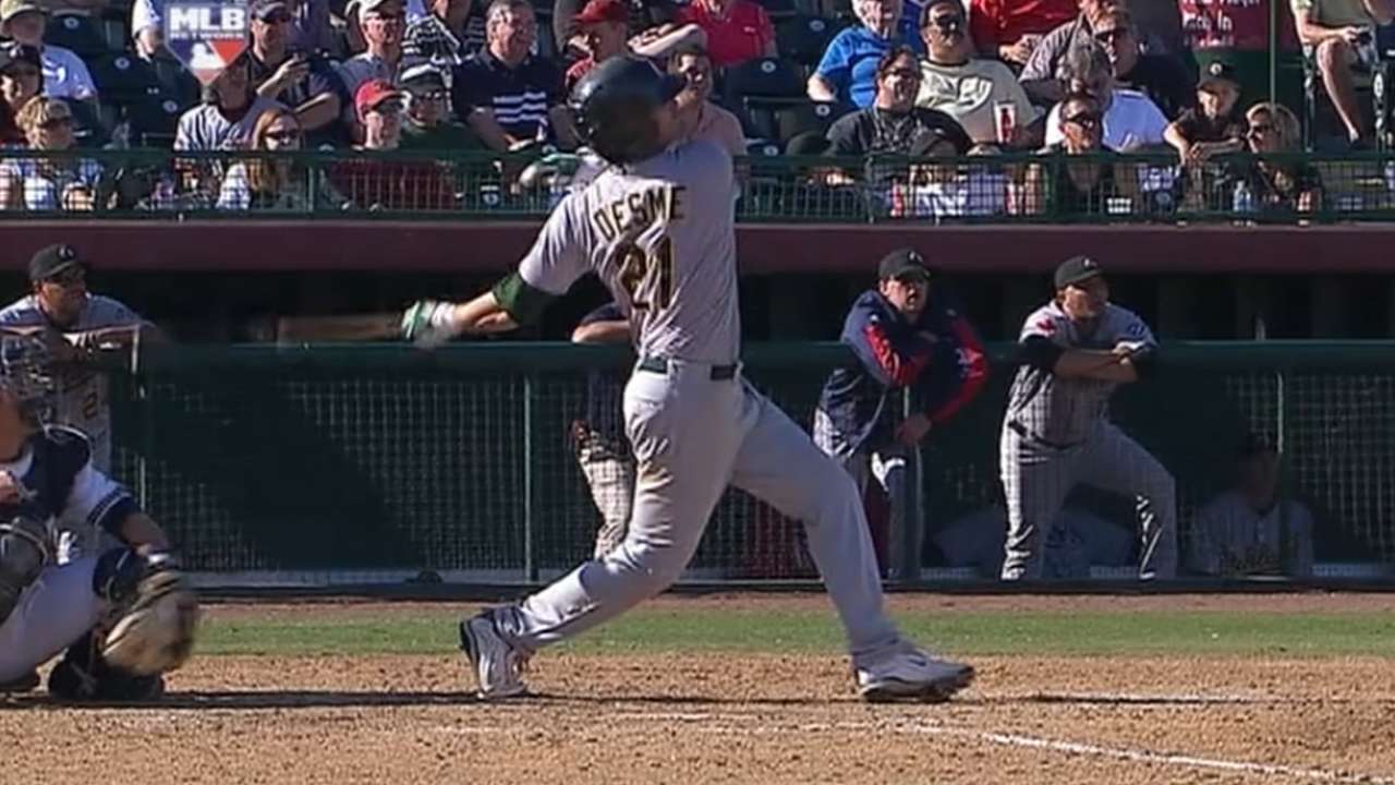 Desme's solo home run