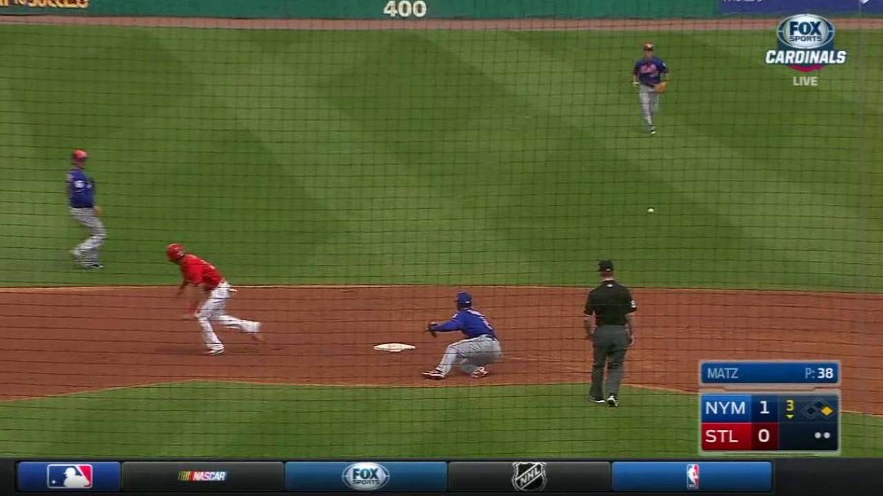 Pham steals second and advances